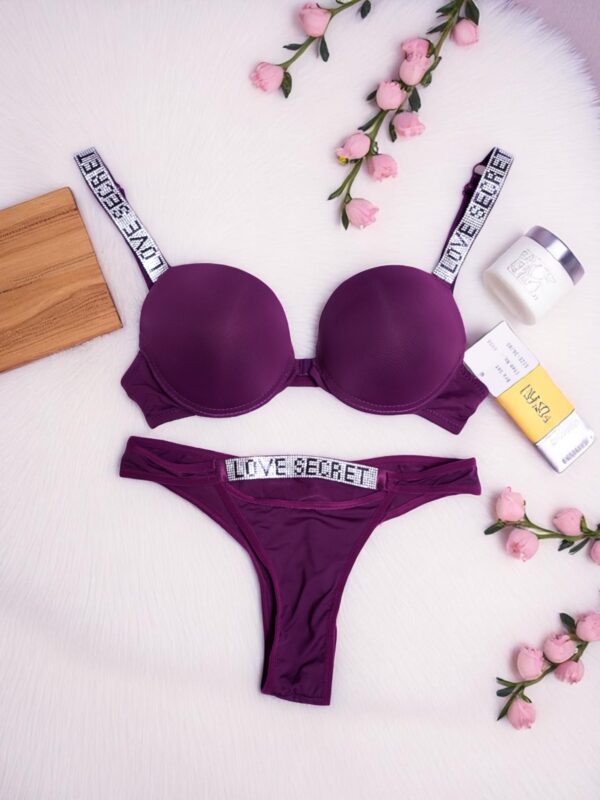 Enchanting Purple "Love Secret" Padded Bra