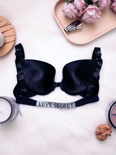 Classic Black "Love Secret" Padded Bra - Image 2
