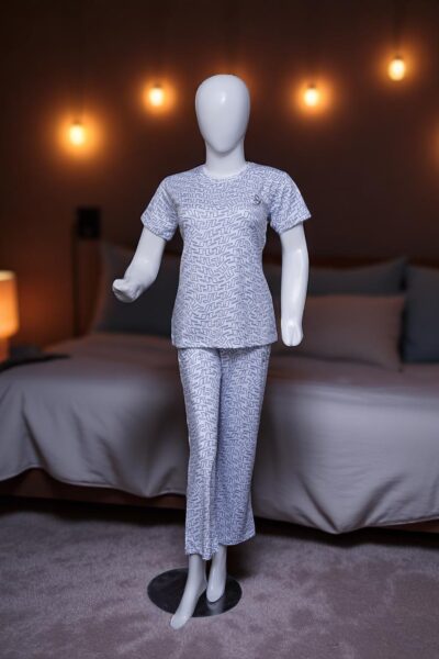 Modern Geometric Print Comfort Pajama Set