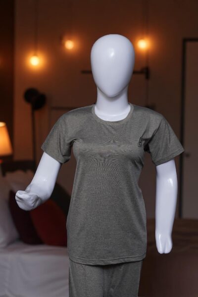 Heather Grey Soft Comfort Pajama Set - Image 3