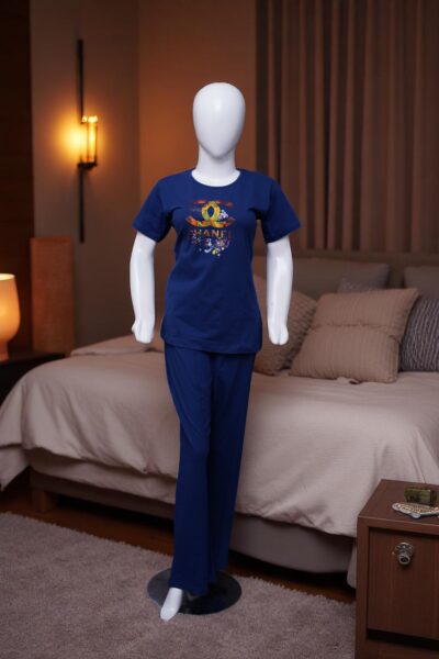 Artistic Navy "Chanel Splash" Comfort Pajama Set