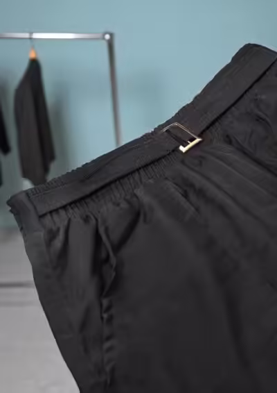 Classic Black Premium Grip Cargo Trousers - Image 2