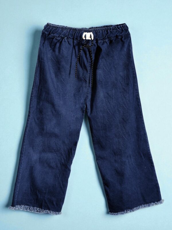 Classic Navy Blue Denim Trousers