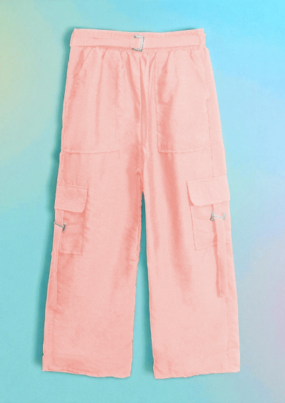 Chic Tea Pink Premium Grip Cargo Trousers