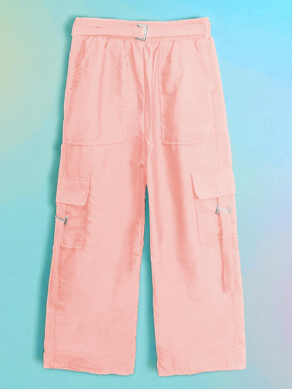 Chic Tea Pink Premium Grip Cargo Trousers