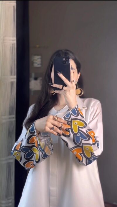 Chic 2-Piece Printed Shirt & Palazzo Set - Image 5