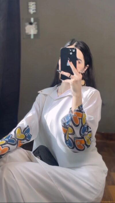 Chic 2-Piece Printed Shirt & Palazzo Set - Image 4