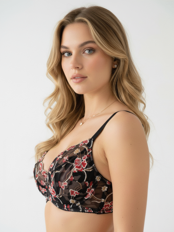 Imported Soft Malai Net Lycra Bra