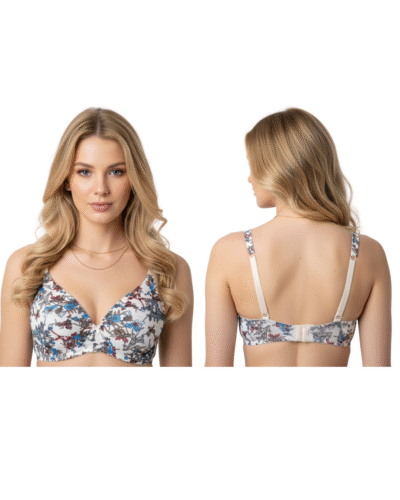 Imported Soft Malai Print Lycra Bra - Image 3