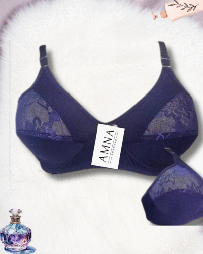 Super Fancy Net Half Cup Lycra Bra