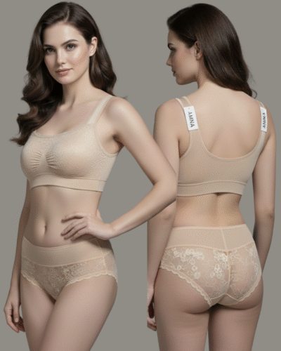 Imported Net Fancy Stylish Panty Skin Free Size