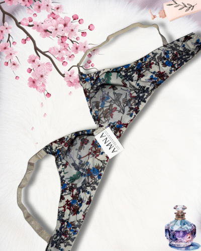 Imported Soft Malai Print Lycra Bra - Image 5