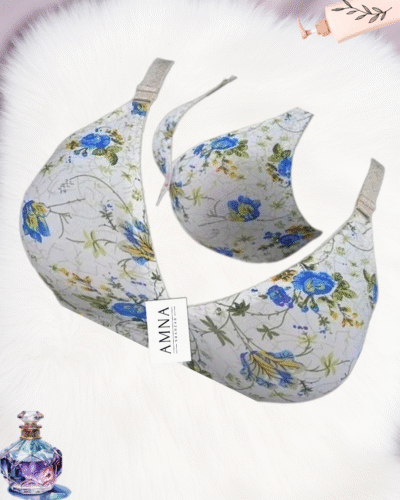 Imported Soft Malai Print Lycra Bra - Image 2