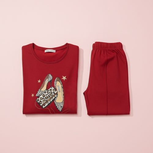 Red Heels & Purse Pajamas-4